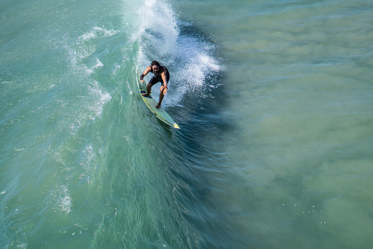 Surfing in Gili Trawangan