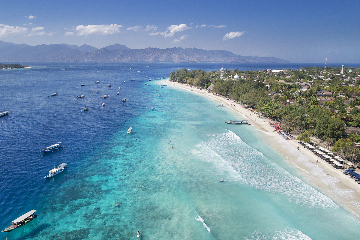 Best Beach on Gili Trawangan, Indonesia