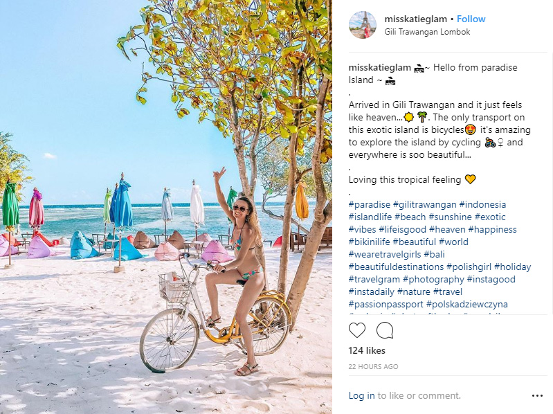 Bicycle Gili T - 10 Best Instagram Photos to Take on Gili Trawangan