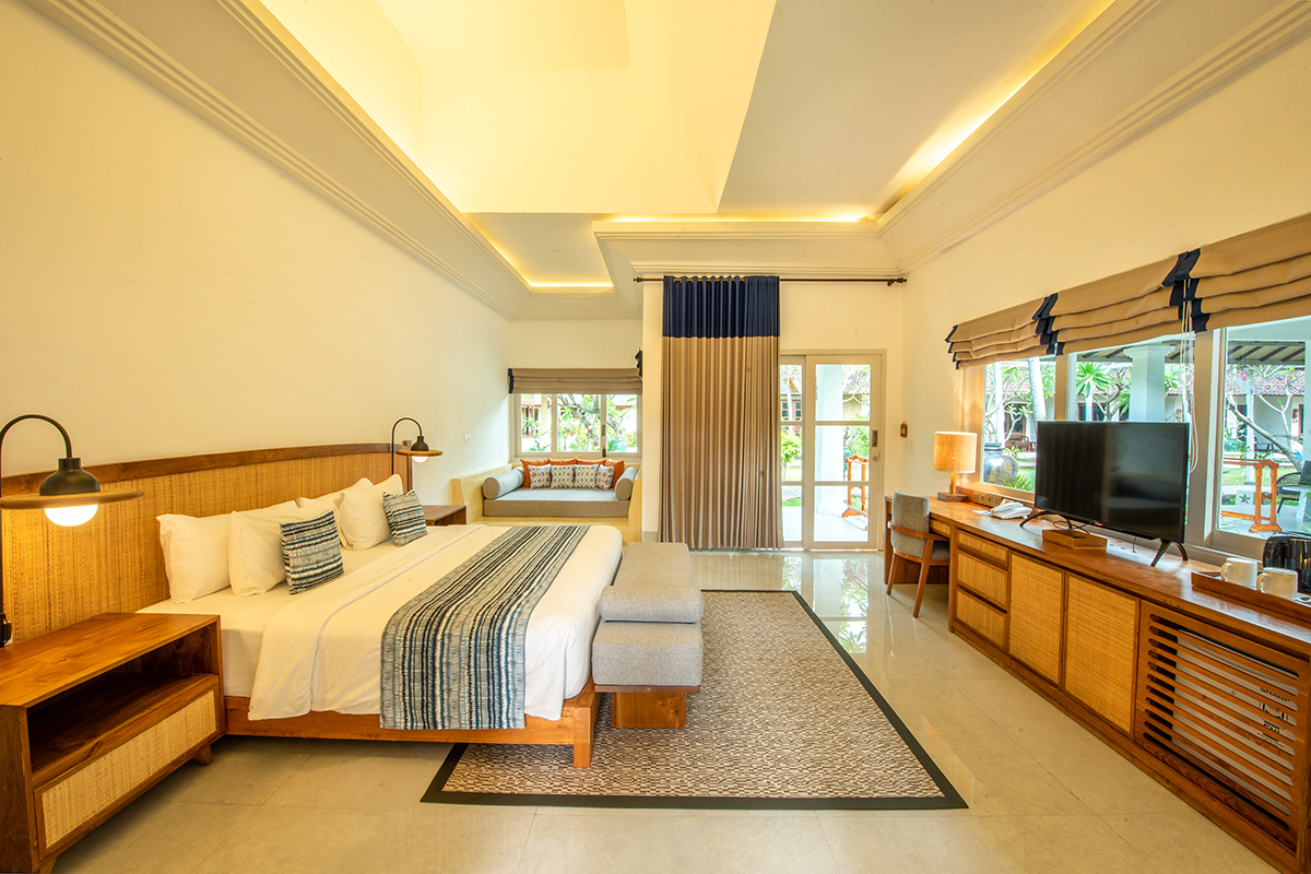 Rooms at Villa Almarik Resort in Gili Trawangan, Indonesia